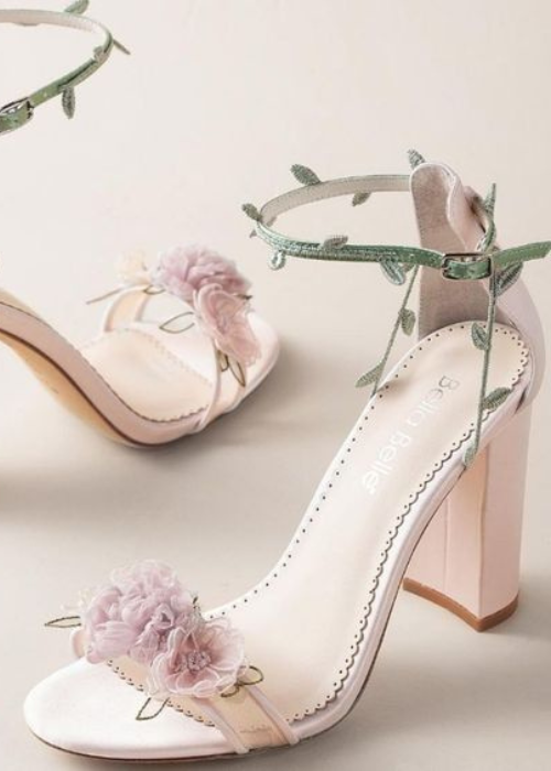 Bella Belle Eden Blush Block Heels