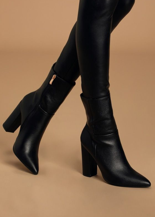 Best High Heels Black Boots