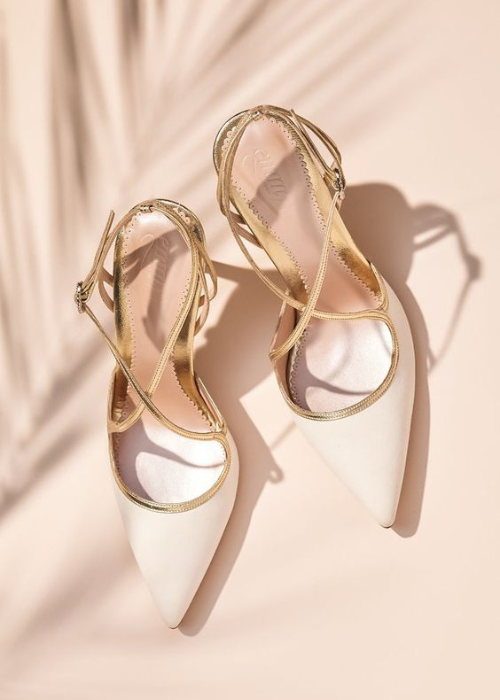 Elegant sandals Rose-Gold